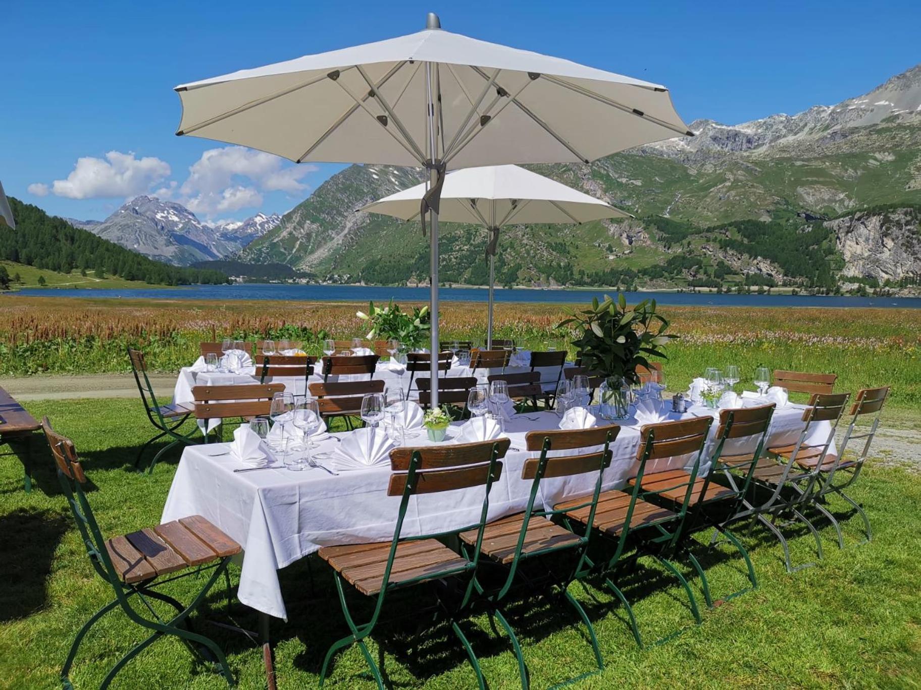 Hotel Ristorante Lagrev Maloja Zewnętrze zdjęcie